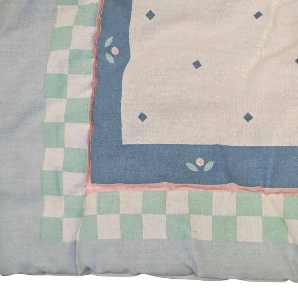 VTG 90s‎ Daisy Kingdom Honey Bunny Crib Comforter Country By Tender Beginnings